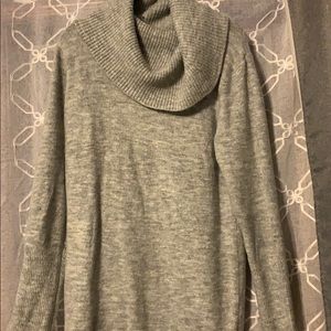 Turtle neck sweater dress